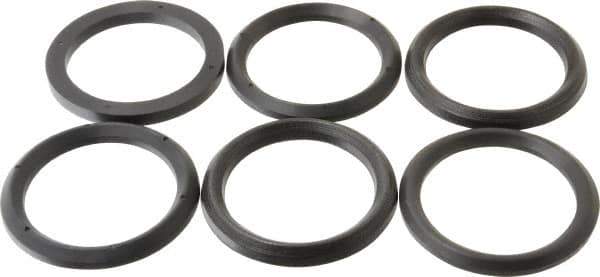 Made in USA - 2-1/2" Inside Diam x 3-1/4" Outside Diam V-Packing Set - 1-1/6" High - USA Tool & Supply