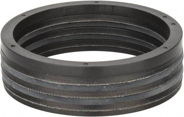 Made in USA - 3-3/4" Inside Diam x 4-3/8" Outside Diam V-Packing Set - 1" High - USA Tool & Supply