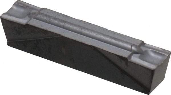 Kennametal - 500G GMP Grade KC5025, 5mm Cutting Width Carbide Grooving Insert - 4.2mm Max Depth of Cut, Neutral, 0.4mm Corner Radius, TiAlN Finish - USA Tool & Supply
