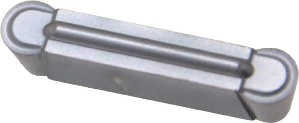 Kennametal - 0500M05R GMP Grade KC5010, 5mm Cutting Width Carbide Grooving Insert - 4.1mm Max Depth of Cut, Neutral, 0.0984" Corner Radius, TiAlN Finish - USA Tool & Supply