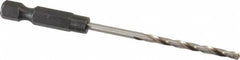 Cle-Line - 7/64" High Speed Steel, 118° Point, Hex Shank Maintenance Drill Bit - USA Tool & Supply