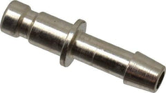 Coilhose Pneumatics - Hose Barb Rectus Type 20 Pneumatic Hose Connector - Brass Nickel Plated, 7/64" Body Diam, 5/32" Hose ID - USA Tool & Supply