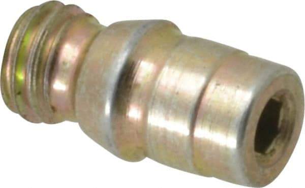Made in USA - 1/2" Inscribed Circle, 5/64" Hex Socket, M5x0.8 Thread, Negative Lock Pin for Indexable Turning Tools - USA Tool & Supply
