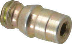 Made in USA - 1/2" Inscribed Circle, 5/64" Hex Socket, M5x0.8 Thread, Negative Lock Pin for Indexable Turning Tools - USA Tool & Supply