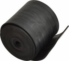Made in USA - 1/16" Thick x 2" Wide x 60" Long, Plain Backed Buna-N Rubber Strip - Stock Length, 60 Shore A Durometer, 2,500 psi Tensile Strength, -20 to 170°F, Black - USA Tool & Supply