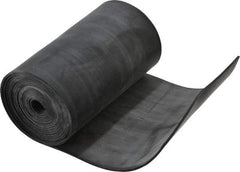 Made in USA - 1/16" Thick x 4" Wide x 60" Long, Plain Backed Buna-N Rubber Strip - Stock Length, 60 Shore A Durometer, 2,500 psi Tensile Strength, -20 to 170°F, Black - USA Tool & Supply