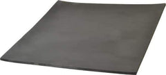 Made in USA - 12" Long, 12" Wide, 1/4" Thick, Buna-N Rubber Foam Sheet - 50 to 60 Durometer, Black, -20 to 180°F, 2,500 psi Tensile Strength, Plain Backing, Stock Length - USA Tool & Supply