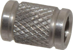 Gibraltar - 1/4" Pin Diam, 0.58" Long, 3/8" OD Quick Release Pin Receiver Cap - 303 Stainless Steel - USA Tool & Supply