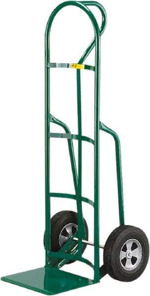 Little Giant - 800 Lb Capacity 49" OAH Hand Truck - 12 x 14" Base Plate, Loop Handle, Steel, Solid Rubber Wheels - USA Tool & Supply
