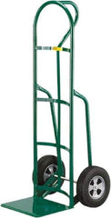 Little Giant - 800 Lb Capacity 49" OAH Hand Truck - 12 x 14" Base Plate, Loop Handle, Steel, Solid Rubber Wheels - USA Tool & Supply