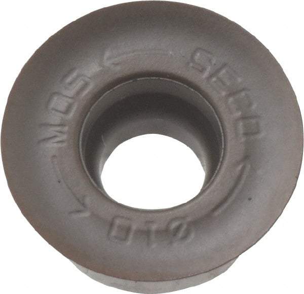 Seco - RDKT10T3M0 M05 Grade T350M Carbide Milling Insert - TiCN/Al2O3 Finish, 0.156" Thick, 0.263" Inscribed Circle, 0.008" Corner Radius - USA Tool & Supply