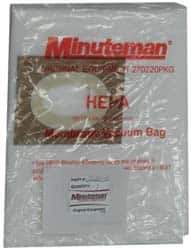 Minuteman - 1.40 Gal Vacuum Bag - For Minuteman C27120-00 - USA Tool & Supply