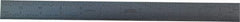 SPI - 12" Long, 1/64, 1/32" and 0.5, 1mm Graduation, Rigid Steel Rule - English/Metric Graduation Style, 1" Wide, Silver, Satin Chrome Finish - USA Tool & Supply