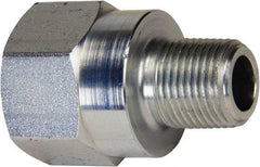 Enerpac - 1/2 Female & 3/8 Male NPTF 18-8 Stainless Steel Hydraulic Hose Adapter - 10,000 psi - USA Tool & Supply