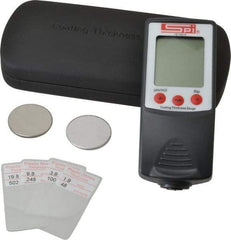 SPI - 0 to 40 mil Digital Coating Thickness Gage - For Use with Ferrous/Nonferrous Bases - USA Tool & Supply