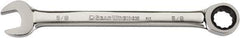 GearWrench - 5/8" 12 Point Combination Wrench - 8.201" OAL, Steel, Full Polish Finish - USA Tool & Supply