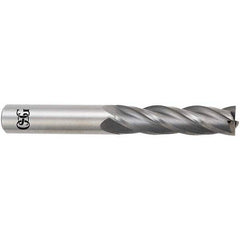 OSG - 18mm, 57mm LOC, 18mm Shank Diam, 127mm OAL, 4 Flute, Solid Carbide Square End Mill - USA Tool & Supply