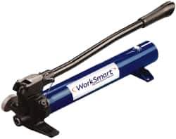 Value Collection - 51/64" Piston Stroke, 1-19/32" Piston Diam, 0.15 Cu In per Stroke, 37 Cu In Reservoir Capacity, Manual Hydraulic Pump - 10,000 psi, 109 Lbs. Max Handle Effort, 1 Stage - USA Tool & Supply