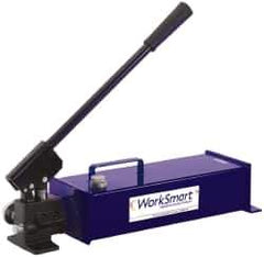 Value Collection - 13/16" Piston Stroke, 1-19/32" Piston Diam, 0.81 Cu In per Stroke, 250 Cu In Reservoir Capacity, Manual Hydraulic Pump - 10,000 psi, 99 Lbs. Max Handle Effort - USA Tool & Supply