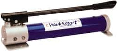 Value Collection - 13/16" Piston Stroke, 1-19/32" Piston Diam, 0.81 Cu In per Stroke, 61 Cu In Reservoir Capacity, Manual Hydraulic Pump - 10,000 psi, 99 Lbs. Max Handle Effort - USA Tool & Supply