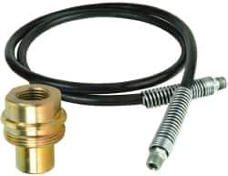 Value Collection - 1/4" Inside Diam x 3/8 NPT 10' Hydraulic Pump Hose - 10,000 psi, 59755199 Opposite End, Rubber - USA Tool & Supply