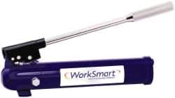 Value Collection - 5/8" Piston Stroke, 1-19/64" Piston Diam, 0.09 Cu In per Stroke, 15 Cu In Reservoir Capacity, Manual Hydraulic Pump - 7,200 psi, 56 Lbs. Max Handle Effort, 1 Stage - USA Tool & Supply