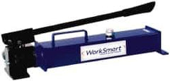 Value Collection - 13/16" Piston Stroke, 1-19/32" Piston Diam, 0.81 Cu In per Stroke, 134 Cu In Reservoir Capacity, Manual Hydraulic Pump - 10,000 psi, 99 Lbs. Max Handle Effort, 2 Stage - USA Tool & Supply