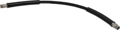 Value Collection - 1/4" Inside Diam x 3/8 NPT 2' Hydraulic Pump Hose - 10,000 psi, 3/8 NPTF Male Opposite End, Rubber - USA Tool & Supply