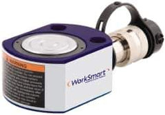 Value Collection - 20 Ton, 0.43" Stroke, 1.88 Cu In Oil Capacity, Portable Hydraulic Flat Body Cylinder - 4.38 Sq In Effective Area, 2.01" Lowered Ht., 2.44" Max Ht., 2.36" Cyl Bore Diam, 2" Plunger Rod Diam, 10,000 Max psi - USA Tool & Supply