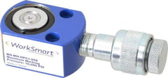 Value Collection - 5 Ton, 0.24" Stroke, 0.26 Cu In Oil Capacity, Portable Hydraulic Flat Body Cylinder - 1.1 Sq In Effective Area, 1.26" Lowered Ht., 1.5" Max Ht., 1.18" Cyl Bore Diam, 0.98" Plunger Rod Diam, 10,000 Max psi - USA Tool & Supply