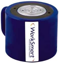 Value Collection - 100 Ton, 2.24" Stroke, 44.07 Cu In Oil Capacity, Portable Hydraulic Low Profile Cylinder - 19.64 Sq In Effective Area, 5.55" Lowered Ht., 7.8" Max Ht., 5" Cyl Bore Diam, 3.54" Plunger Rod Diam, 10,000 Max psi - USA Tool & Supply