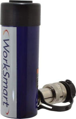 Value Collection - 10 Ton, 4.02" Stroke, 9 Cu In Oil Capacity, Portable Hydraulic Single Acting Cylinder - 2.24 Sq In Effective Area, 6.85" Lowered Ht., 10.87" Max Ht., 1.69" Cyl Bore Diam, 1.49" Plunger Rod Diam, 10,000 Max psi - USA Tool & Supply
