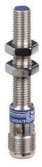 Telemecanique Sensors - PNP, NC, 2.5mm Detection, Cylinder, Inductive Proximity Sensor - 3 Wires, IP67, 12 to 48 VDC, M8x1 Thread, 62mm Long - USA Tool & Supply