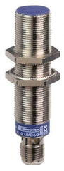Telemecanique Sensors - PNP, NC, 8mm Detection, Cylinder Shielded, Inductive Proximity Sensor - 3 Wires, IP67, IP69K, 12 to 48 VDC, M18x1 Thread, 2.91 Inch Long - USA Tool & Supply