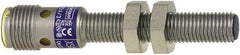 Telemecanique Sensors - PNP, NO/NC, 1.5mm Detection, Cylinder, Inductive Proximity Sensor - 4 Wires, IP67, 12 to 24 VDC, M8x1 Thread, 61mm Long - USA Tool & Supply
