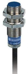 Telemecanique Sensors - PNP, NC, 2mm Detection, Cylinder Shielded, Inductive Proximity Sensor - 3 Wires, IP68, IP69K, 12 to 24 VDC, M12x1 Thread, 1.38 Inch Long x 0.47 Inch Wide - USA Tool & Supply