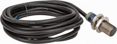 Telemecanique Sensors - NPN, NC, 2mm Detection, Cylinder Shielded, Inductive Proximity Sensor - 3 Wires, IP68, IP69K, 12 to 24 VDC, M12x1 Thread, 1.38 Inch Long x 0.47 Inch Wide - USA Tool & Supply