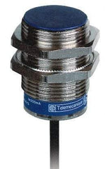 Telemecanique Sensors - PNP, NC, 10mm Detection, Cylinder Shielded, Inductive Proximity Sensor - 3 Wires, IP68, IP69K, 12 to 24 VDC, M30x1.5 Thread, 1.69 Inch Long x 1.18 Inch Wide - USA Tool & Supply