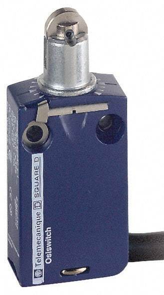 Telemecanique Sensors - DP, NC/NO, Removable Cable Terminal, Roller Plunger Actuator, General Purpose Limit Switch - USA Tool & Supply