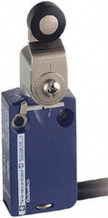 Telemecanique Sensors - SPDT, NC/NO, 240 VAC, 250 VDC, Removable Cable Terminal, Roller Lever Actuator, General Purpose Limit Switch - 1, 2, 6, 12, 13, 4X, 6P NEMA Rating, IP66, IP67, IP68 IPR Rating - USA Tool & Supply