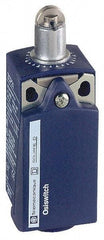 Telemecanique Sensors - SPDT, NC/NO, 240 VAC, 250 VDC, Screw Terminal, Roller Plunger Actuator, General Purpose Limit Switch - 1, 2, 4, 6, 12, 13 NEMA Rating, IP66, IP67 IPR Rating - USA Tool & Supply