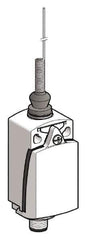 Telemecanique Sensors - SPDT, NC/NO, 240 VAC, 250 VDC, Screw Terminal, Cat Whisker Actuator, General Purpose Limit Switch - 1, 2, 4, 6, 12, 13 NEMA Rating, IP66, IP67 IPR Rating - USA Tool & Supply