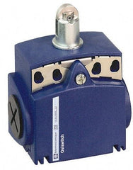 Telemecanique Sensors - SPDT, NC/NO, 240 VAC, 250 VDC, Screw Terminal, Roller Plunger Actuator, General Purpose Limit Switch - 1, 2, 4, 6, 12, 13 NEMA Rating, IP66, IP67 IPR Rating - USA Tool & Supply
