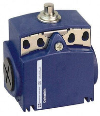 Telemecanique Sensors - SPDT, NC/NO, 240 VAC, 250 VDC, Screw Terminal, End Plunger Actuator, General Purpose Limit Switch - 1, 2, 4, 6, 12, 13 NEMA Rating, IP66, IP67 IPR Rating - USA Tool & Supply