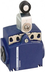Telemecanique Sensors - DP, NC/NO, 240 VAC, Screw Terminal, Roller Lever Actuator, General Purpose Limit Switch - IP66, IP67 IPR Rating - USA Tool & Supply