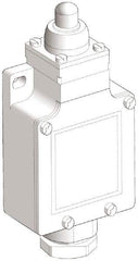 Telemecanique Sensors - SPDT, NC/NO, 240 VAC, 250 VDC, Screw Terminal, End Plunger Actuator, General Purpose Limit Switch - 1, 2, 4, 6, 12, 13, 6P NEMA Rating, IP66 IPR Rating - USA Tool & Supply