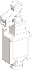 Telemecanique Sensors - SPDT, NC/NO, 240 VAC, 250 VDC, Screw Terminal, Roller Plunger Actuator, General Purpose Limit Switch - 1, 2, 4, 6, 12, 13, 6P NEMA Rating, IP66 IPR Rating - USA Tool & Supply