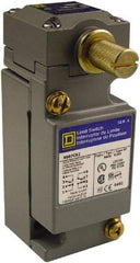 Square D - DPDT, 2NC/2NO, 600 Volt, Screw Terminal, Roller Lever Actuator, General Purpose Limit Switch - USA Tool & Supply