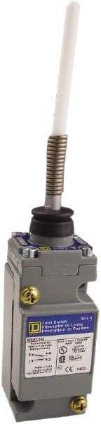 Square D - SPDT, NC/NO, 600 Volt Screw Terminal, Cat Whisker Actuator, General Purpose Limit Switch - 1, 2, 4, 6, 12, 13, 6P NEMA Rating, IP67 IPR Rating - USA Tool & Supply