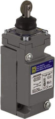 Square D - SPDT, NC/NO, 600 VAC at 1.20 Amp, 600 VDC at 0.10 Amp, Screw Terminal, Roller Plunger Actuator, General Purpose Limit Switch - 1, 2, 4, 6, 12, 13, 6P NEMA Rating, IP66 IPR Rating - USA Tool & Supply